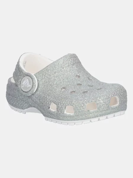 Crocs Šľapky CLASSIC IRIDESCENT GLITTER CLOG KIDS