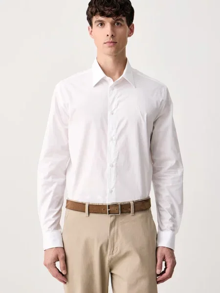 Trussardi cămașă pentru bărbați din alb
