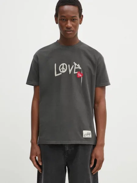 Футболка Andersson Bell Love з принтом сірий
