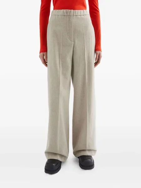 Pantaloni Jil Sander de flanelă