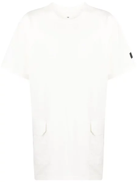Tricou Y-3 scurt alb