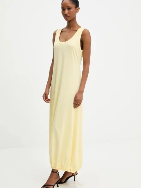 Сукня Answear Lab midi пряма жовтий