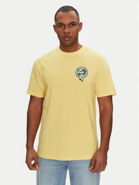 T-Shirt Puma κίτρινο