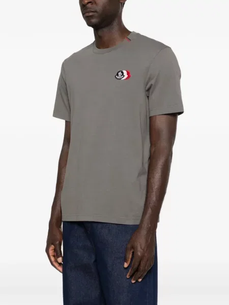 Tricou Moncler cu autograf gri