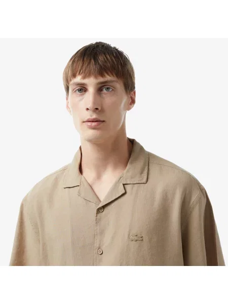 Рубашка Lacoste бежевая