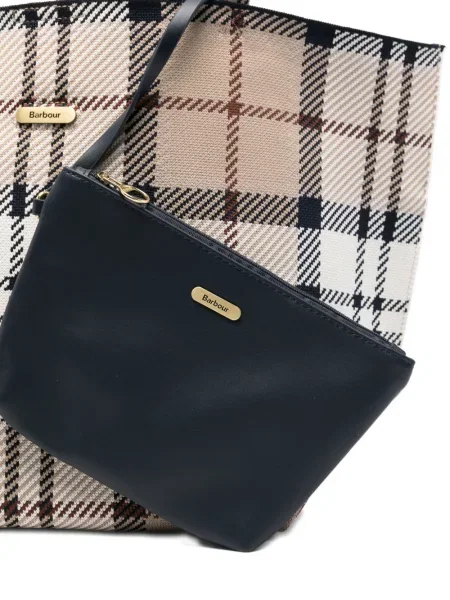 Kockás shopper táska Barbour