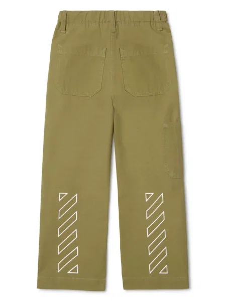 Spodnie dziecięce Off-white białe