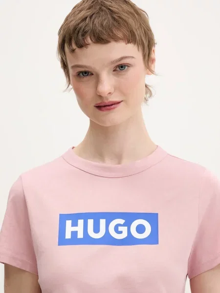 HUGO Blue футболка basic Classic Tee_B синя