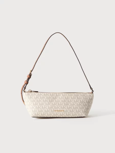 Geantă MICHAEL Michael Kors Laila Crem maro