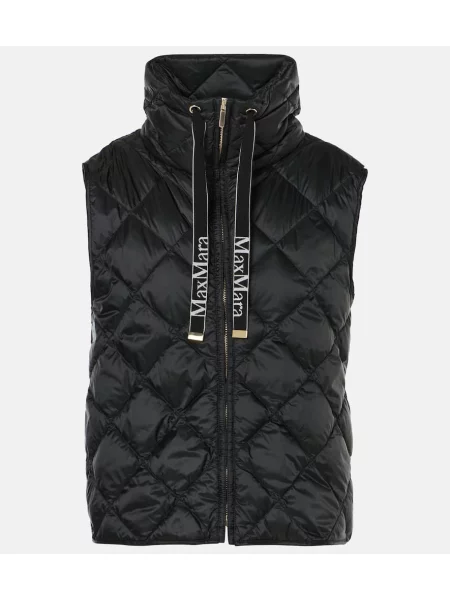 Puh brezrokavnik Max Mara črna