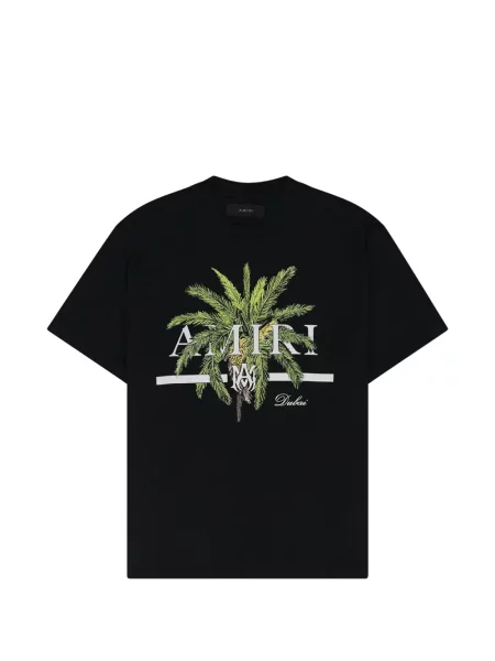 Tricou Amiri cu imagine negru
