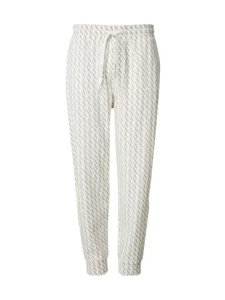 ARMANI EXCHANGE Kalhoty béžová bílá