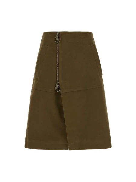 Spódnica midi Burberry zielona