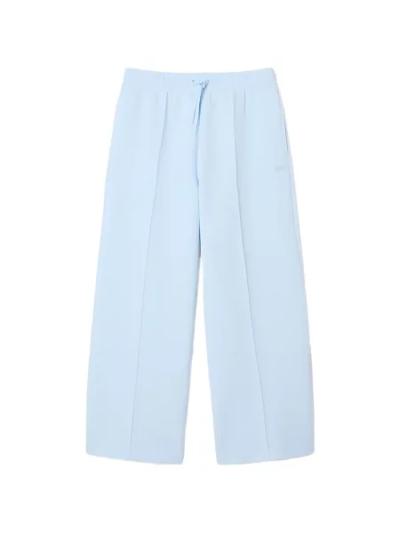 Pantaloni Lacoste alergare cu cordon albastru