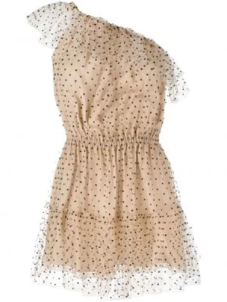 Rochie Gucci cu buline cu un umăr gol