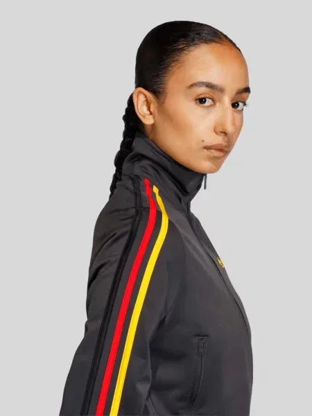 Kurtka treningowa w kroju regular fit z wyhaftowanym logo Adidas Originals czarna