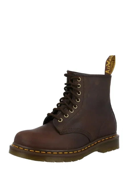 Dr. Martens Čizme sa vezicama Crazy Horse čokolada