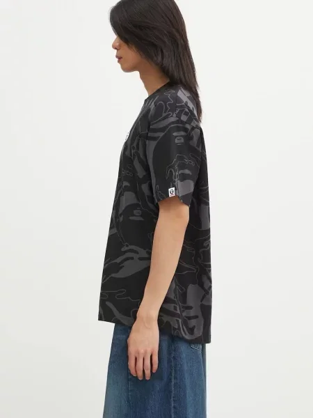 AAPE tricou din Now cu imprimeu negru