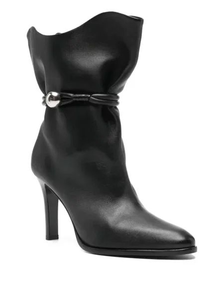Cizme scurte Isabel Marant din piele negru