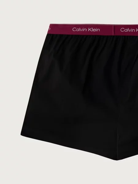 Calvin Klein Underwear laza boxeralsó férfi elasztánnal csomag fekete