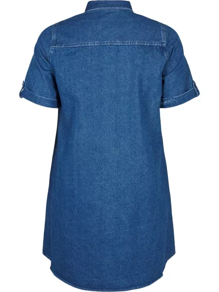 Zizzi Rochie tip bluză Vami denim albastru