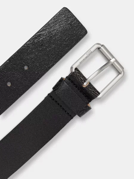 KARL LAGERFELD JEANS Curea CRACKED' negru