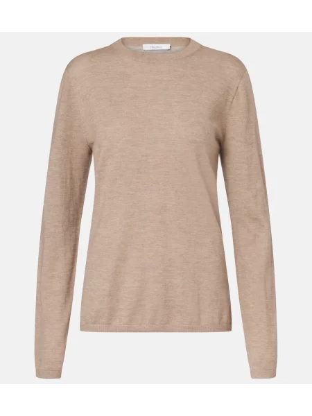 Pulover Max Mara din cașmir bej
