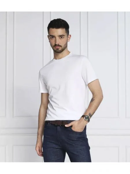 GUESS Tricou TEKY | stretch alb
