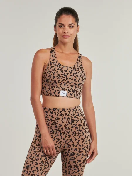 Podprsenka Emporio Armani Ea7 hnedá