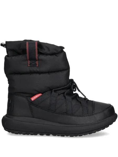 Botine Helly Hansen cu șireturi din dantelă negru