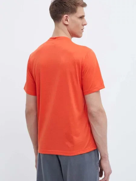 Tričko Reebok s potiskem oranžová