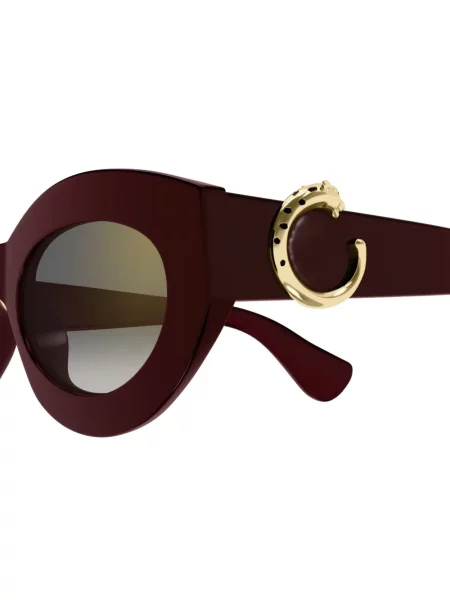 Sunčane naočale Cartier Eyewear s autogramom crvena