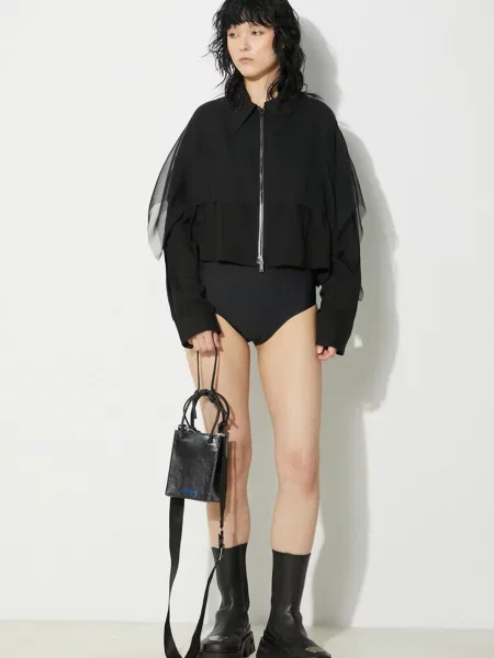 Undercover geaca Blouson femei de tranzitie oversize negru