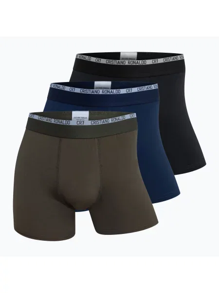 Boxeri pentru bărbați Basic Trunk 3 perechi multicolour