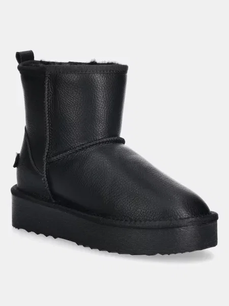Steve Madden cizme de piele Tessah cu platforma izolat negru