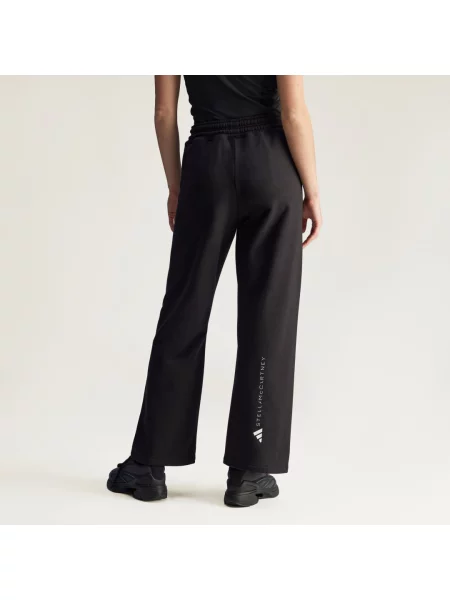 ADIDAS BY STELLA MCCARTNEY Sportovní kalhoty Straight Leg / bílá černá