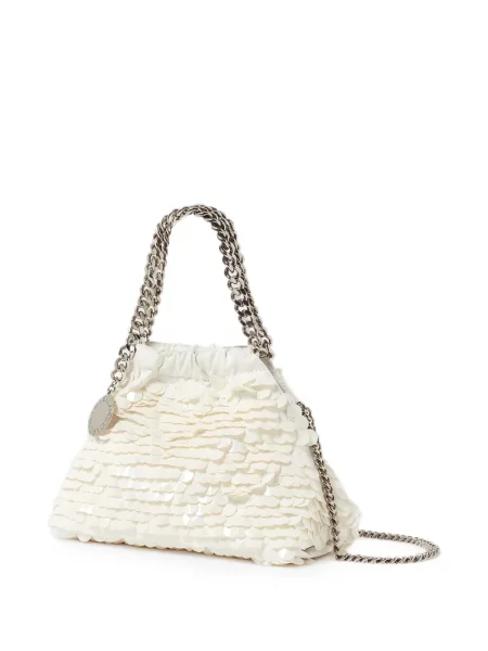 Flitteres shopper táska Stella Mccartney fehér