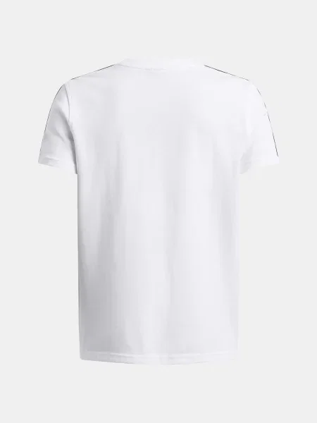 Tricou copii Under Armour alb