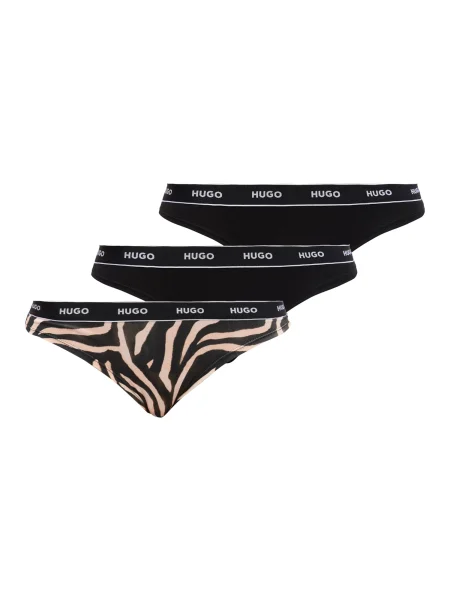 HUGO Tangice bež črna