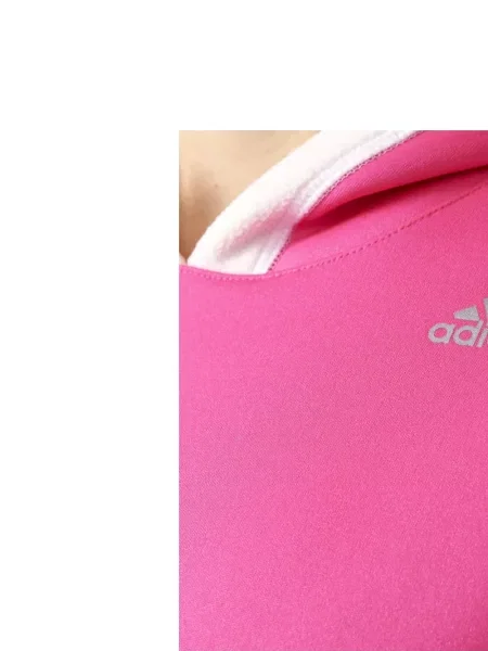 Leggings Adidas alergare cu model floral cu imagine roșu