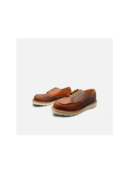 Półbuty Red Wing Shoes z twillu czerwone