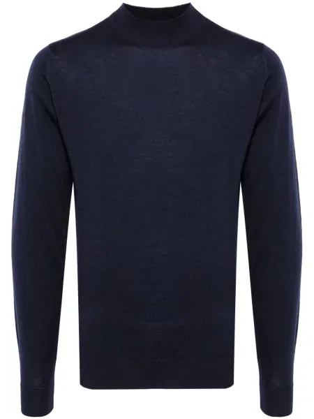 Pulover John Smedley tricotate albastru