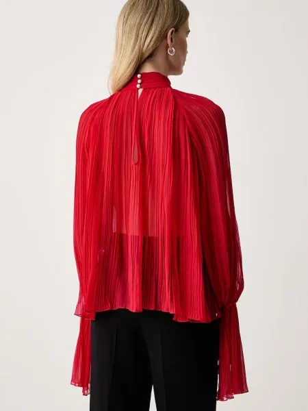 Elisabetta Franchi bluzka z czerwona