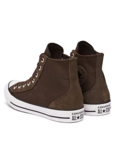 Tenisice Converse Chuck Taylor All Star Suede Trim Tamno smeđa