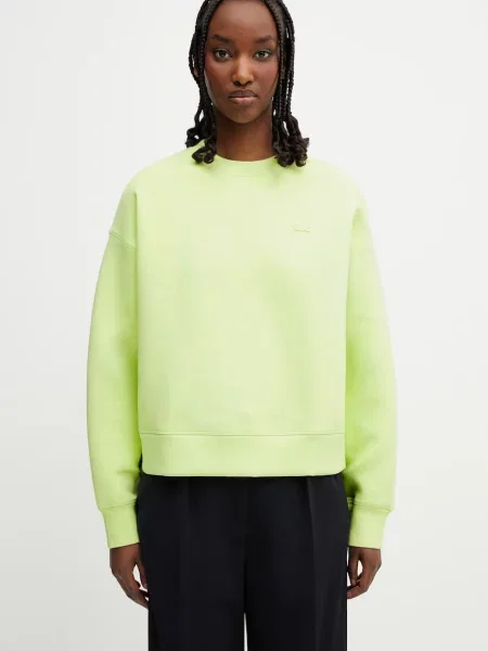 Lacoste Hanorac deschis Oversize verde