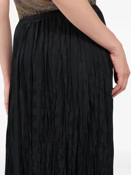 Fusta plisata Roberto Cavalli plisată negru
