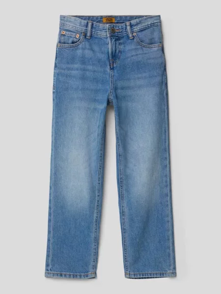 Jeansy z 5 model ‘CHRIS’ Jack & Jones niebieskie
