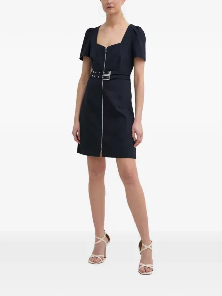 Rochie mini Morgan cu cataramă de costum mini albastru