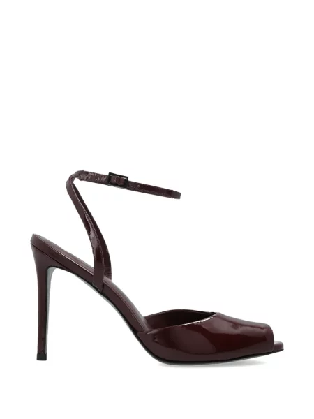 Cropp sandale Black Suede Studio din piele de căprioară cu bretele negru