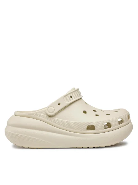 Papuci Crocs bej